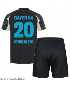 Bayer Leverkusen Alejandro Grimaldo #20 Echipament de Fotbal Replică 2024-25 Copii Treilea (+ Șorturi)